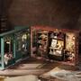 Imagem de Kit De Modelo De Casa De Bonecas Em Miniatura De Madeira DIY Com Móveis E Decorações De Quarto