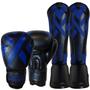 Imagem de Kit De Muay Thai Luva Caneleira Profissional Power-x Olimpo Esportes