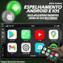 Imagem de Kit de multimidia mp5 com função espelhamento android ios + moldura 7 polegadas compativel com UNO + camera de ré 