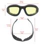 Imagem de Kit de óculos para motociclismo Bernard Bertha com 4 lentes