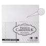 Imagem de Kit de Papéis para Scrapbook American Crafts Premium Cardstock Branco Telado 30,5 x 30,5 cm 20 Folhas  320244
