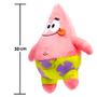 Imagem de Kit de Pelúcias do Patrick Bob Esponja Grandes 30cm Multikids