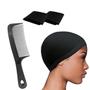Imagem de Kit de Pente Antifrizz  + Touca Nero Meia calça Anti frizz no cabelo
