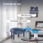 Imagem de Kit de Persianas Rolô Inteligentes WiFi com Controle Remoto e Alexa