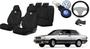 Imagem de Kit de Personalização VW: Capas de Tecido, Capa de Volante e Chaveiro Voyage 1984-1996