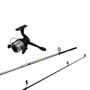 Imagem de Kit de Pesca com Vara 1.5m + Molinet 142M.2 + Maleta Azul para Pesca com Compartimentos Ajustáveis
