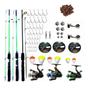 Imagem de Kit de Pesca Completo 3 Varas 1,30m 10kg, 3 Molinetes