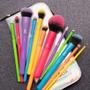 Imagem de Kit de Pincel para Maquiagem MODA Totally Electric - 13 Peças com Estojo