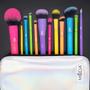 Imagem de Kit de Pincel para Maquiagem MODA Totally Electric - 13 Peças com Estojo