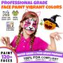 Imagem de Kit de Pintura Facial Drawdart - 24 Cores à Base d'água, Não Tóxico