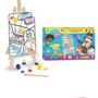 Imagem de Kit De Pintura Mundo Bita Infantil com Cavalete Divertido Atenção Raciocínio Lógico +4 anos Nig Brinquedos - 0694