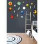 Imagem de Kit De Placas Decorativas Astronauta, Naves E Planetas