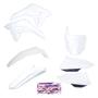 Imagem de Kit de plastico amx crf250 f 21 com number frontal
