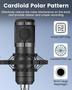 Imagem de Kit de Podcast FOLTUSYMY All-in-One para 2 Pessoas com Microfone