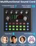 Imagem de Kit de Podcast FOLTUSYMY V8S Pro com Microfone Condensador