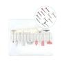 Imagem de Kit De Polimento Dental De Baixa Velocidade 12pcs RA 235mm Porcelana Compuesta Polimento De Unhas