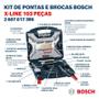 Imagem de Kit de Pontas e Brocas em Titânio Bosch X-Line 103 Peças