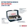 Imagem de Kit De Pontas Para Parafusar Bosch Com 32 Unidades