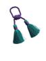 Imagem de Kit De Porta Guardanapo Tassel Duplo Turquesa E Roxo