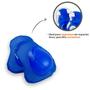 Imagem de Kit De Proteção Joelheira Infantil Azul 6 Peças Skste Cotoveleira Com Protetor De Punho Ajustável