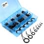 Imagem de Kit De Reparo De Guia De Vara De Pesca De Cerâmica De Aço Inoxidável 8-105 Peças Conjunto De