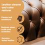 Imagem de Kit de Restauração de Couro Furniture Clinic Leather Easy - Marrom Escuro