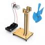 Imagem de Kit de Robótica Mini Ventilador Elétrico MDF Para Montagem Robótica STEM