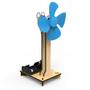 Imagem de Kit de Robótica Mini Ventilador Elétrico MDF Para Montagem Robótica STEM