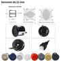 Imagem de Kit de Sensor de Estacionamento 22mm com 4 Sensores SINOVCLE - Radar de Ré com Alerta