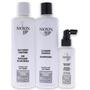 Imagem de Kit de shampoo Nioxin System 1, limpador 300 ml, 3 unidades