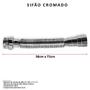 Imagem de Kit de Sifao Cromado Com Engate Flexível 50 cm 