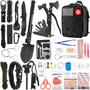 Imagem de Kit de Sobrevivência LUXMOM 142 Peças com Kit de Primeiros Socorros - Ideal para Acampamento