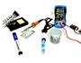 Imagem de Kit de solda 30w 110v multimetro pasta tubete suporte sugador