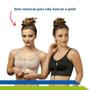 Imagem de Kit de sutiã de Compressão sem Costura, Longo com Fechamento Frontal Bege e Preto- Cód.1007DUO