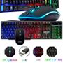 Imagem de Kit De Teclado E Mouse Gamer Exbom Bk-g550 Português Brasil De Cor Preto