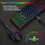 Imagem de Kit de Teclado e Mouse Gamer Sem Fio BlueFinger