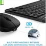 Imagem de Kit de Teclado e Mouse Sem Fio Bluetooth
