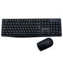 Imagem de Kit de Teclado e Mouse Sem Fio Multimídia 2.4Ghz 1600dpi Usb TC270