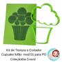 Imagem de Kit de Textura e Cortador - Cupcake fofão - Mod 01 para PG