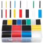 Imagem de Kit de Tubos Termorretráteis com 580/560 Peças - 6 Cores e 11 Tamanhos (Material EVA)
