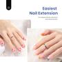 Imagem de Kit de Unhas com 500 Pontas em Formato Amêndoa + Lâmpada