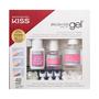 Imagem de Kit de unhas KISS Brush-On Gel com 48 pontas, cola, ativador e muito mais