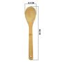 Imagem de Kit De Utensílios Colheres De Pau Em Bambu Com 4 Unidades