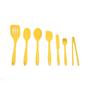 Imagem de Kit De Utensílios De Silicone Com 7 Peças Amarelo - Oikos