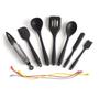 Imagem de Kit De Utensílios De Silicone Com 8 Peças Amarrador - Oikos