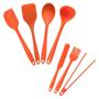 Imagem de Kit De Utensílios De Silicone Laranja Oikos - 7 Peças U Lara