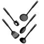 Imagem de Kit de Utensílios em Nylon Com 5 Peças Preto Up Home UD214