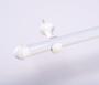 Imagem de Kit De Varão 3m Simples Com Ponteiras De 28mm Grosso Branco