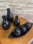 Imagem de Kit de Vasos Decorativo Cerâmica Enfeite de Sala Estante Mesa Rack 