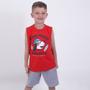 Imagem de Kit de Verão Infantil com Regatas e Bermudas de Meninos com 3 Conjuntos de Crianças